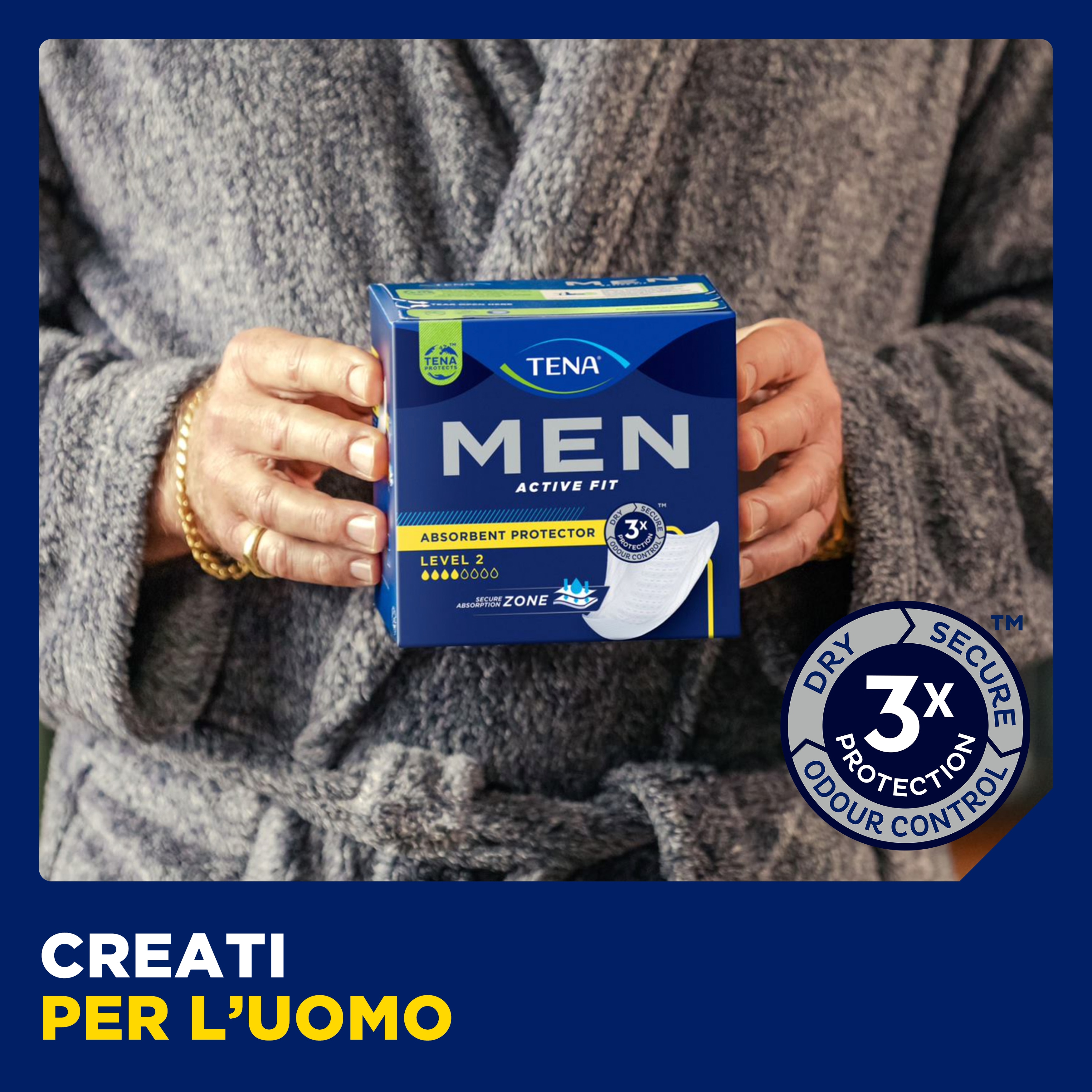 Prodotto studiato per l’anatomia maschile