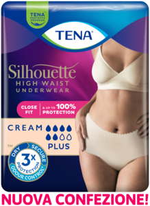 TENA Silhouette Plus High Waist Cream