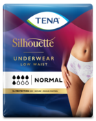TENA Silhouette Normal Low Waist Blanc - Incontinence underwear