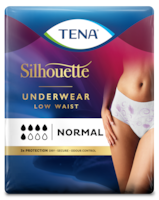 TENA Silhouette Normal – női inkontinencia-fehérnemű elegáns fehér színben