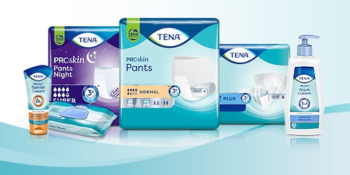 Browse TENA incontinence products.