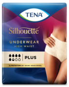 TENA Silhouette Plus High Waist Crème - Incontinence underwear
