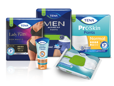 Opakowania produktów TENA