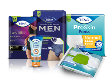 Opakowania produktów TENA