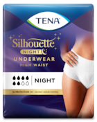 TENA Silhouette Night High Waist Blanc - Incontinence underwear