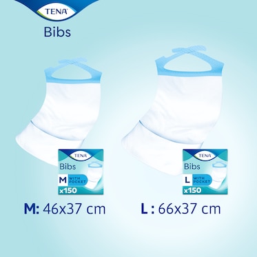 Size Guide for TENA Bibs