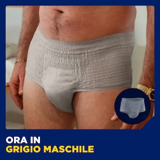 Colore grigio per un look maschile