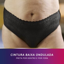 Cintura baixa ondulada