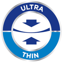 Ultra thin. Protects like TENA