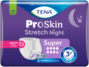 Billede af pakken af TENA Proskin Stretch Night