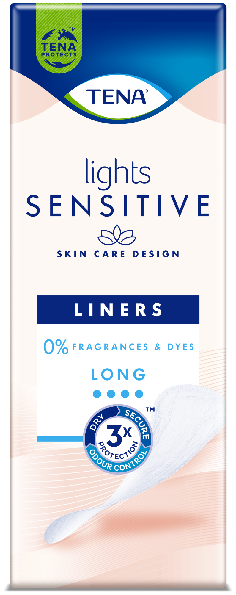 TENA lights Lungo per pelli sensibili | Proteggi-slip per incontinenza