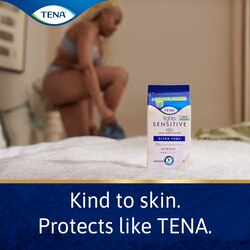 Snill mot huden. Beskytter som TENA.