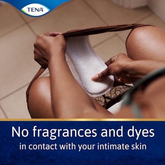 No fragrances and dyes in contact with your intimate skin