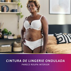 Cintura baixa ondulada
