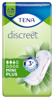 TENA Discreet Mini Plus | Diskré og sikkert bind for urinlekkasje, for kvinner