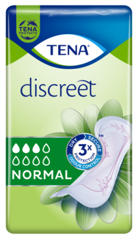 TENA Discreet Normal | Compresas discretas y seguras para la incontinencia femenina