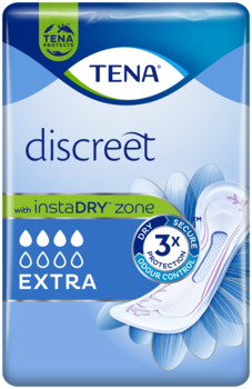 TENA Discreet Extra | Compresa para la incontinencia con máxima protección