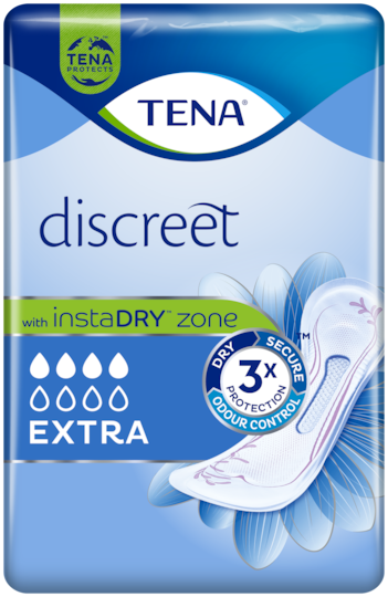 TENA Discreet Extra | Inkontinensskydd för ett enastående skydd