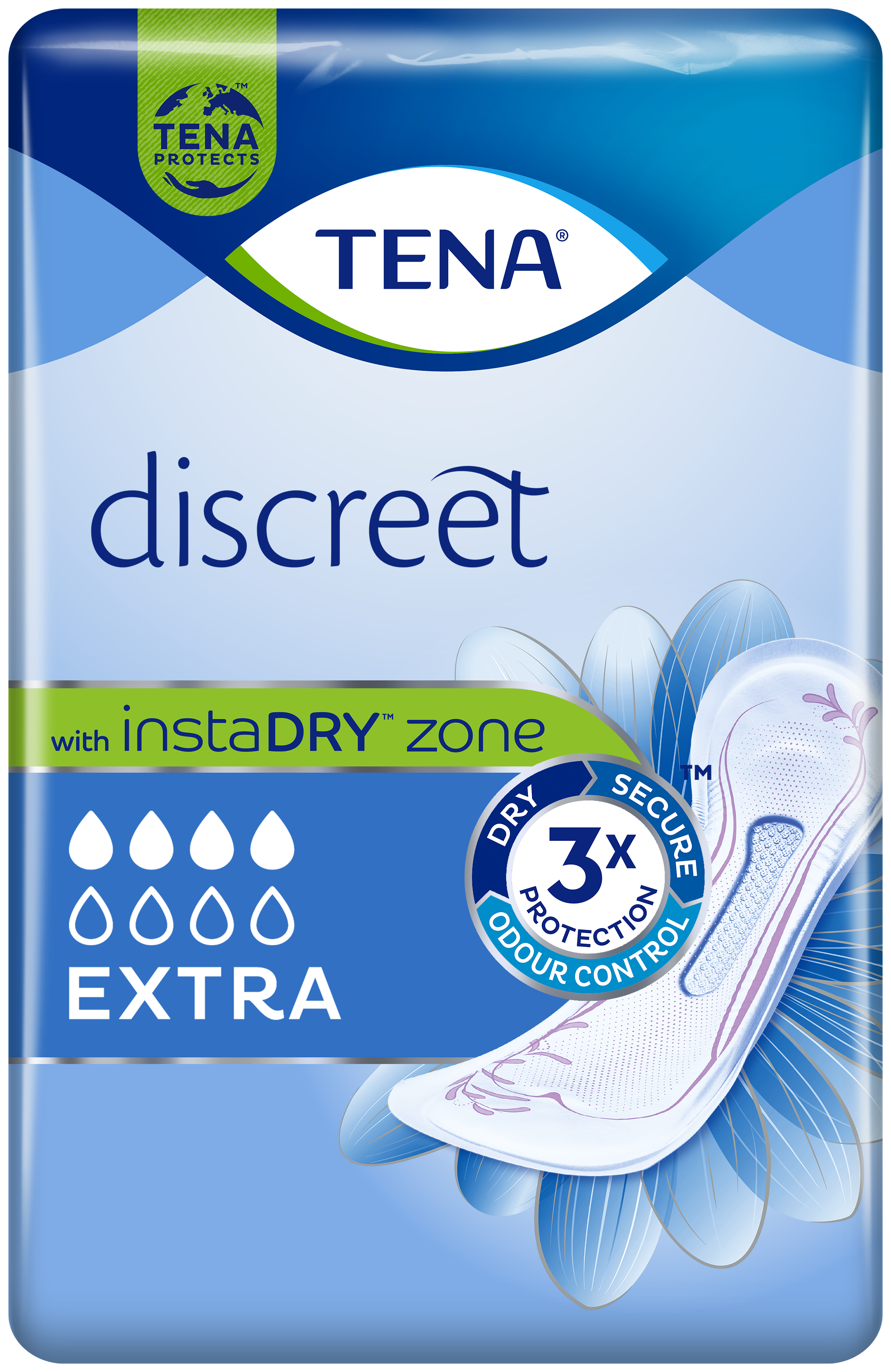 TENA Discreet Extra | Inkontinensbind med utrolig beskyttelse
