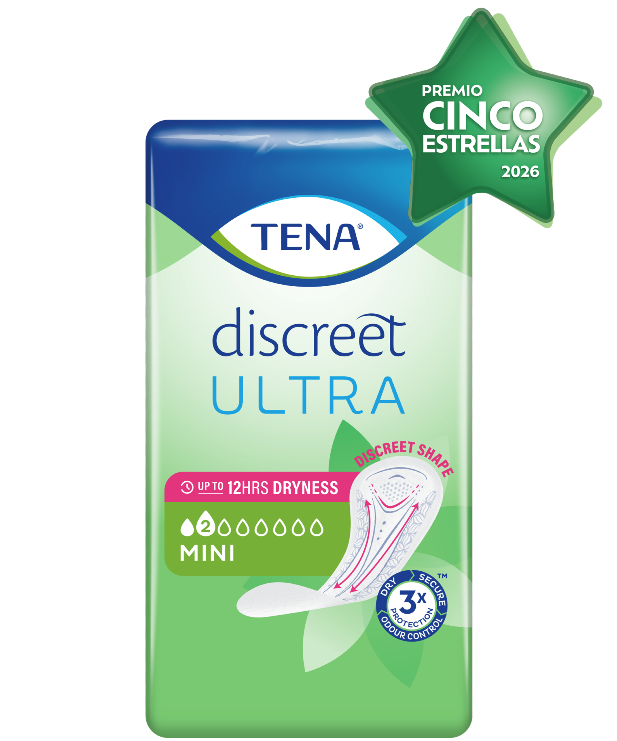 Foto del paquete TENA&nbsp;Discreet Compresa Ultra Mini
