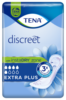 TENA Discreet Extra Plus | Inkontinenzprodukt für außergewöhnlich sicheren Schutz