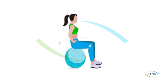 Beckenbodenübung 7 Das Becken kreisen lassen Beckenbodenübung 7 Das Becken kreisen lassen