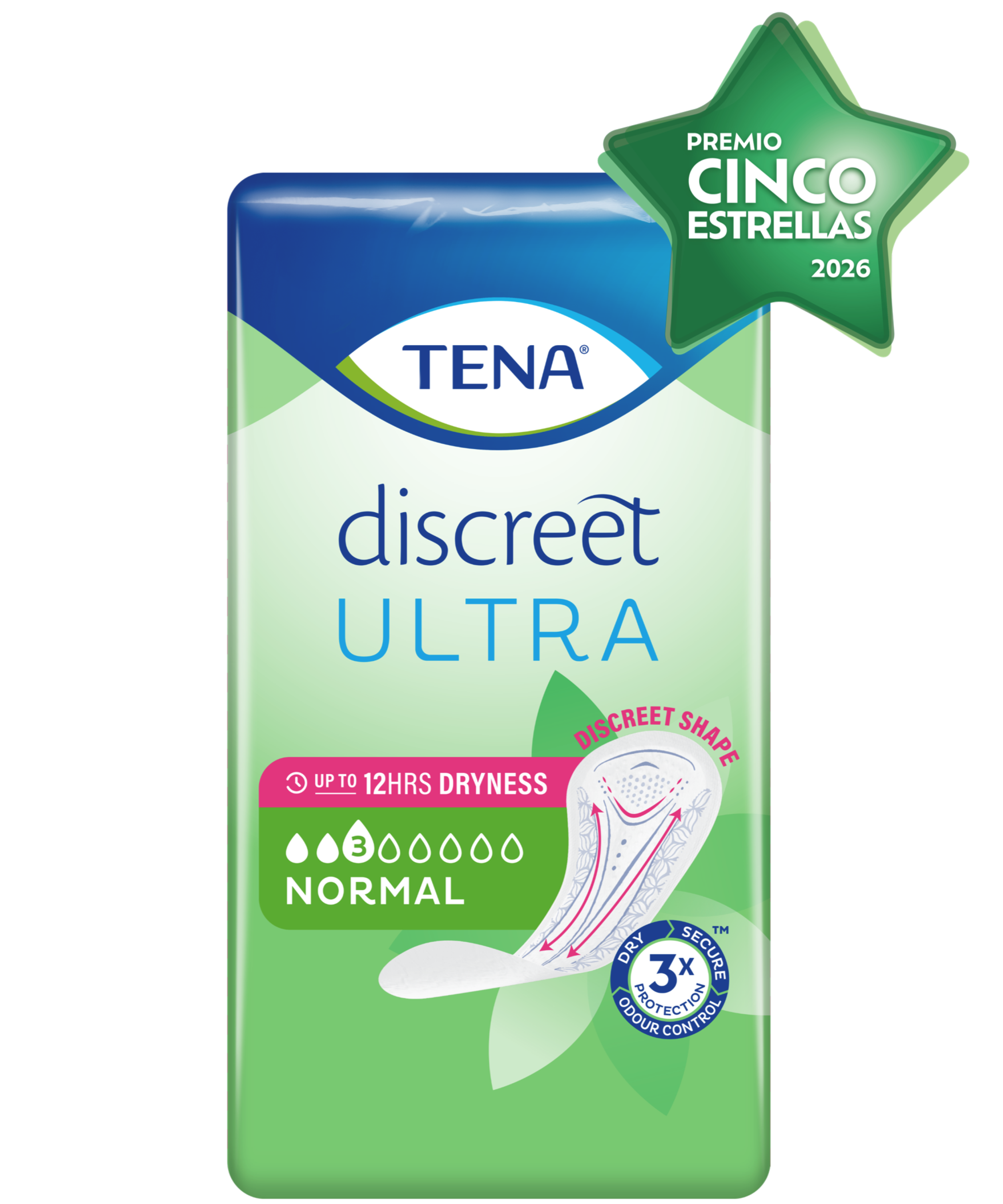 Foto del paquete TENA&nbsp;Discreet Compresa Ultra Normal