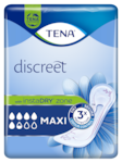 TENA Discreet Maxi | Sieviešu pakete urīna nesaturēšanas gadījumiem ar tūlītēju uzsūktspēju