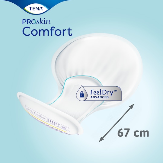 TENA Comfort Maxi | Large shaped incontinence pad 