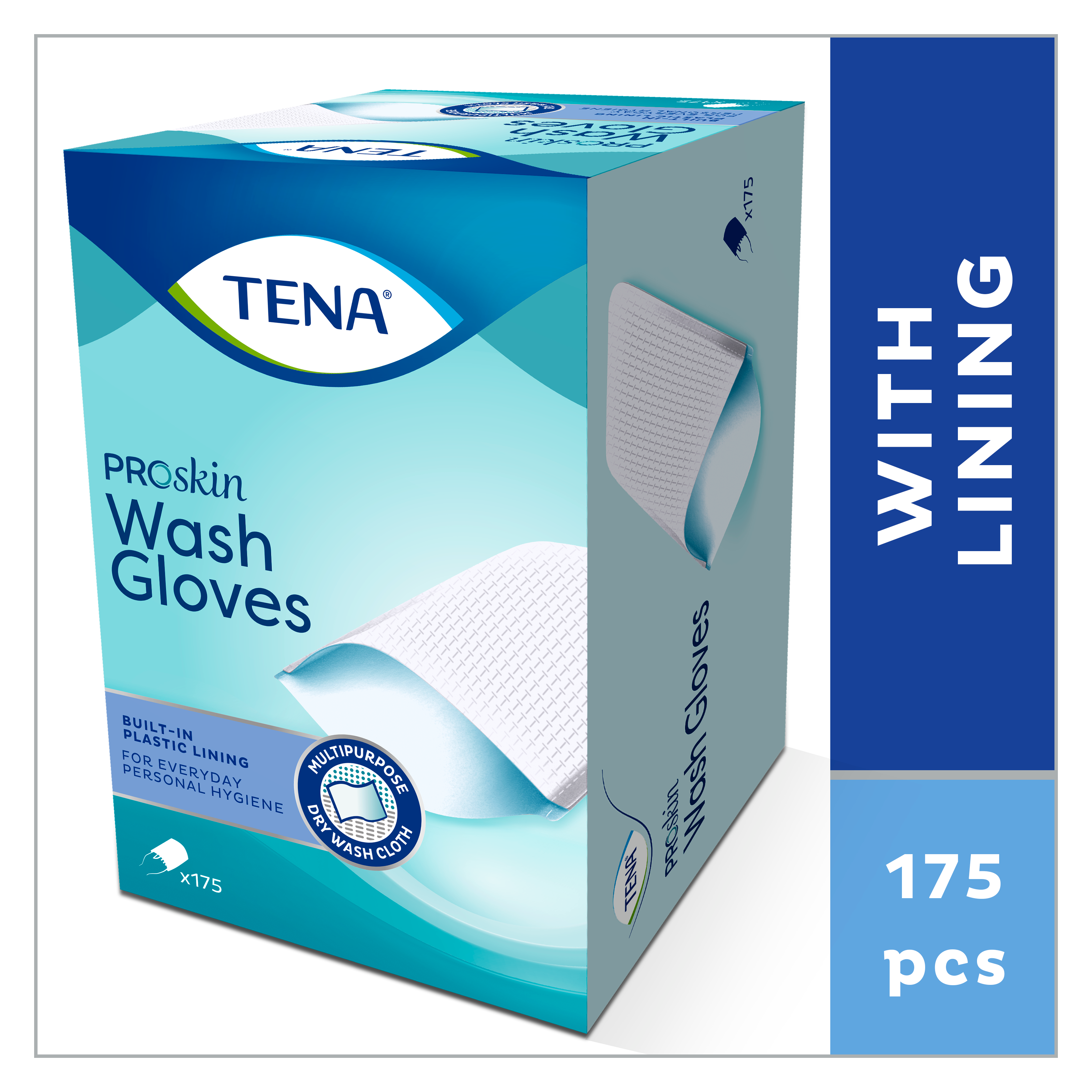 TENA ProSkin Wash Gloves | Gefüttert 