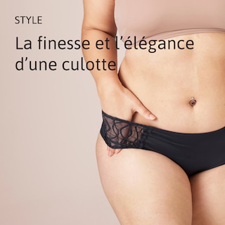 Culotte féminine avec protection intégrée by TENA. Absorbe autant qu’un protège-slip TENA Ultra Mini