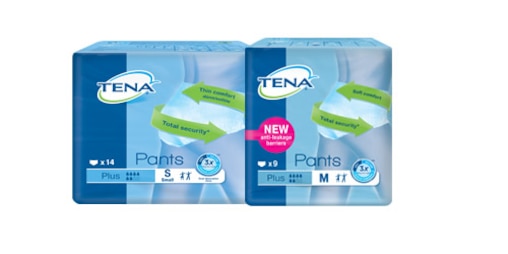 Prøvepakke med TENA-produkter