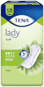 TENA Slim Mini | Diskrétní a spolehlivé inkontinenční vložky pro ženy