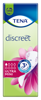 TENA Discreet Ultra Mini | pesukaitse kerge uriinilekke korral