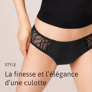Culotte féminine avec protection intégrée by TENA. Absorbe autant qu’un protège-slip TENA Ultra Mini