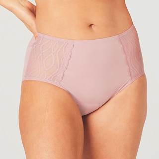 Culotte absorbante lavable élégante – en version taille haute, dans une jolie couleur rose clair