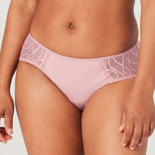 Stylish washable incontinence underwear -  in hipster style and lovely vintage pink color