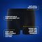 A flat image of the TENA Men black washable underwear. There are 4 pointers highlighting the benefits of the product. The pointers are "anti-roll waistband", "comfortable and discreet fit", soft and breathable organic cotton" and "speeddry zone for drips and dribbles".