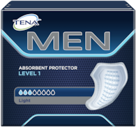 TENA MEN absorberend verband niveau 1 - Betrouwbaar incontinentieverband voor licht urineverlies en incontinentie bij mannen
