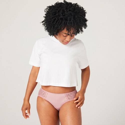 Washable leak-proof underwear in hipster design