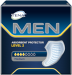 TENA MEN Absorbent protector Level 2 – masculine protection for medium or moderate urine leakage and incontinence