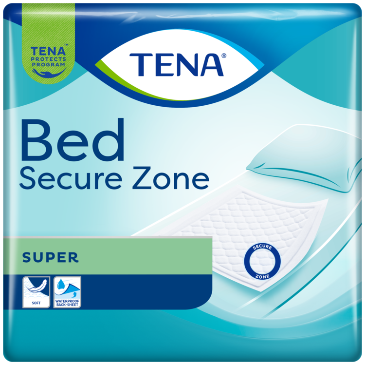 TENA Bed Secure Zone Super Bed Pads