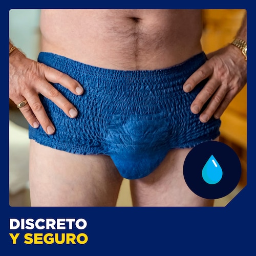 TENA Men Active Fit Pants Plus | Ropa interior para la incontinencia azul