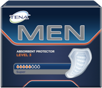 TENA Men absorberende beschermer niveau 3 - Extra bescherming tegen zwaarder urineverlies en incontinentie bij mannen voor dag en nacht