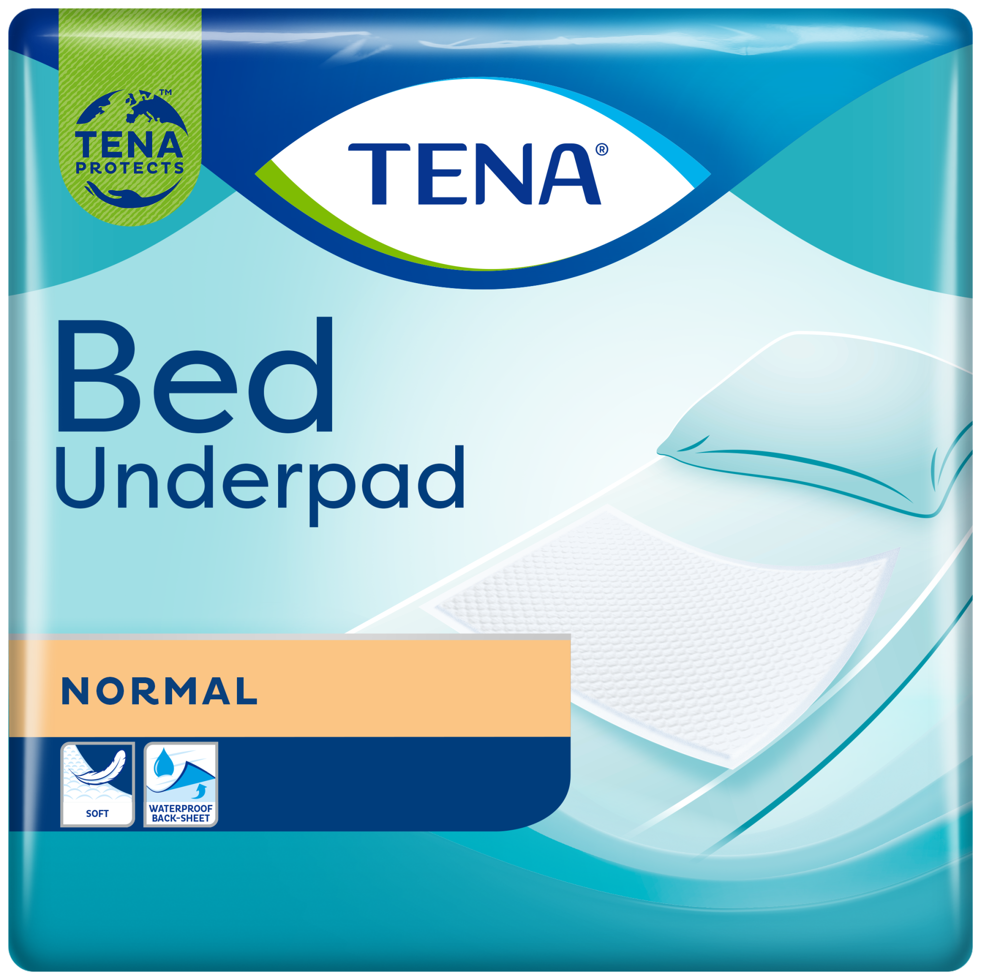 TENA Bed Normal | Sengebeskyttelse for urinlekkasje 