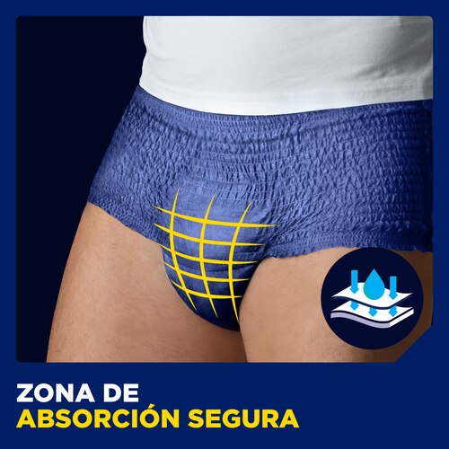 TENA Men Active Fit Pants Plus | Ropa interior para la incontinencia azul
