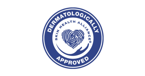 A logo showing that TENA ProSkin products are dermatologically approved by the Skin Health Alliance.