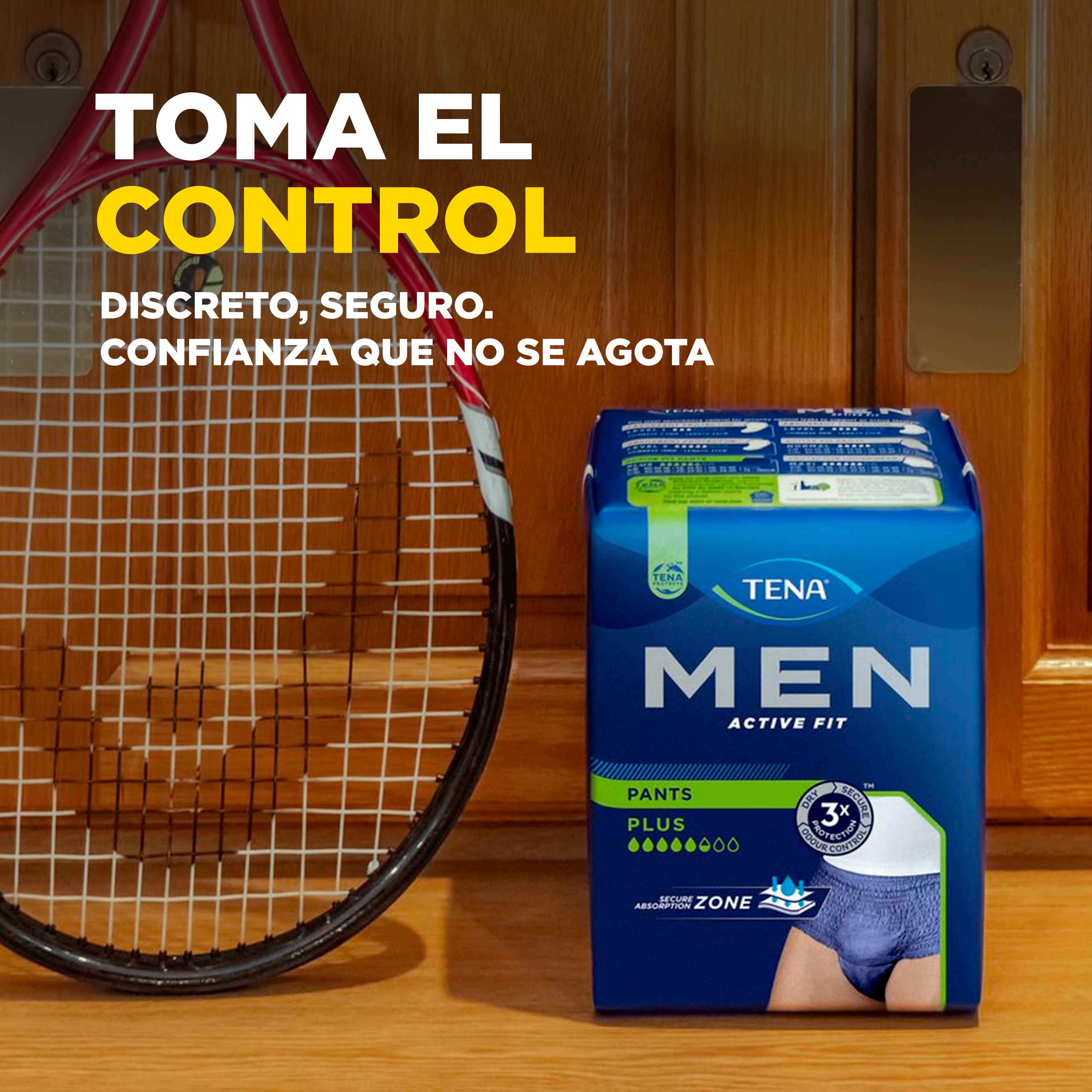 Toma el control, discreto, seguro. Confianza que no se agota