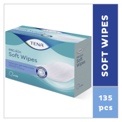 TENA ProSkin Soft Wipes – delikatne i miękkie chusteczki do mycia na sucho dla dorosłych