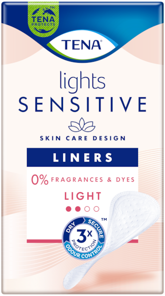 TENA Lights Sensitive Long | Incontinentie-inlegkruisjes